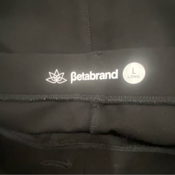 Betabrand • boot cut classic dress yoga black pants W0104-BK Size L Long - Picture 3 of 5